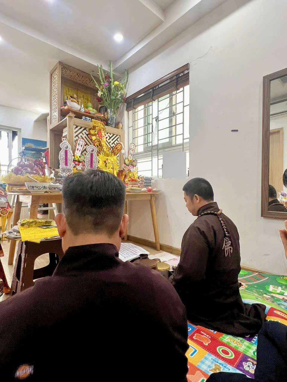 Thầy Quảng Lực  làm lễ tái đảo lô nhang cho gia chủ về nhà mới tại  Tả Thanh Oai Hà Nội 