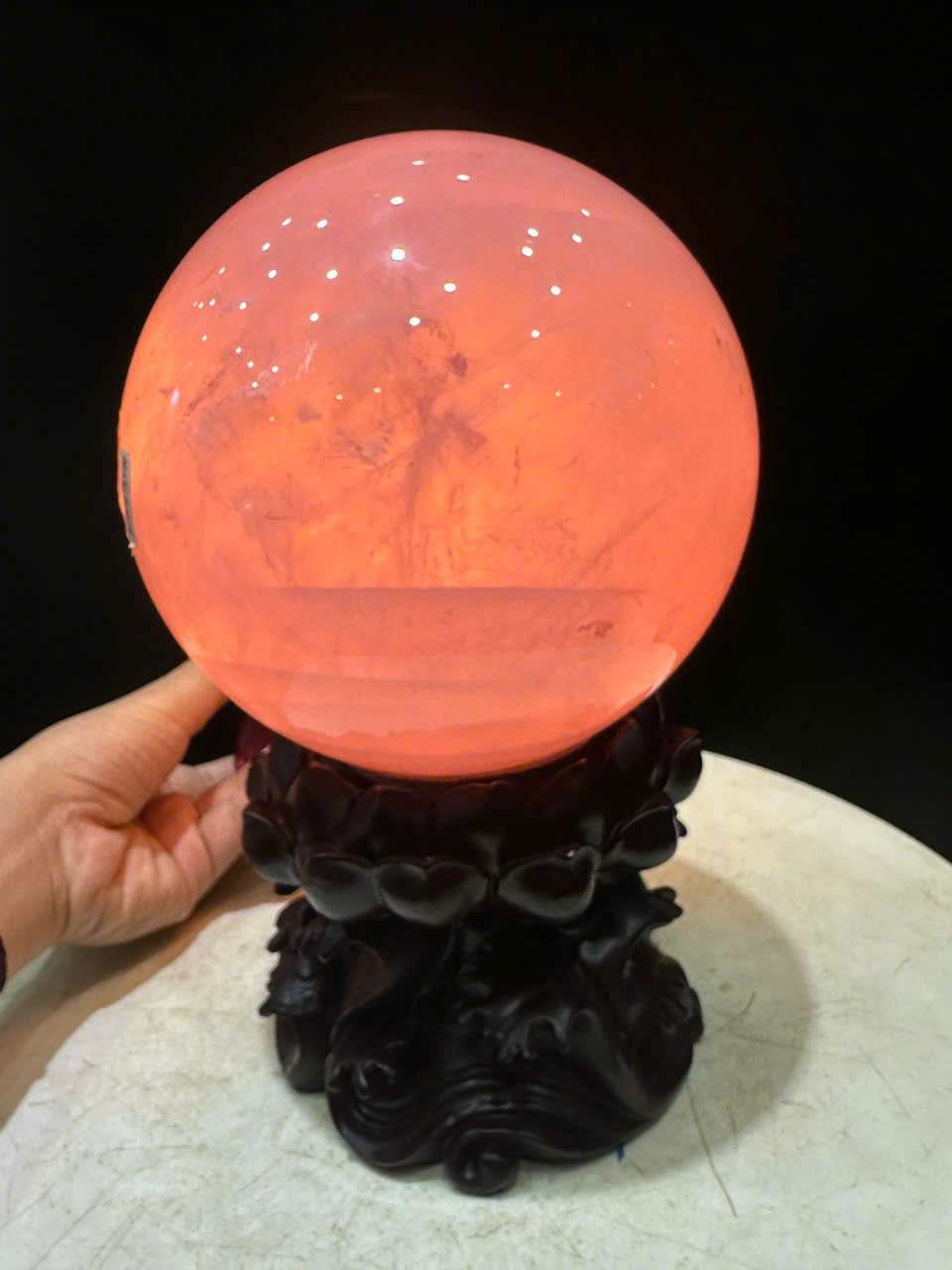 CẦU ĐÁ QUÝ THẠCH ANH HỒNG SAO 