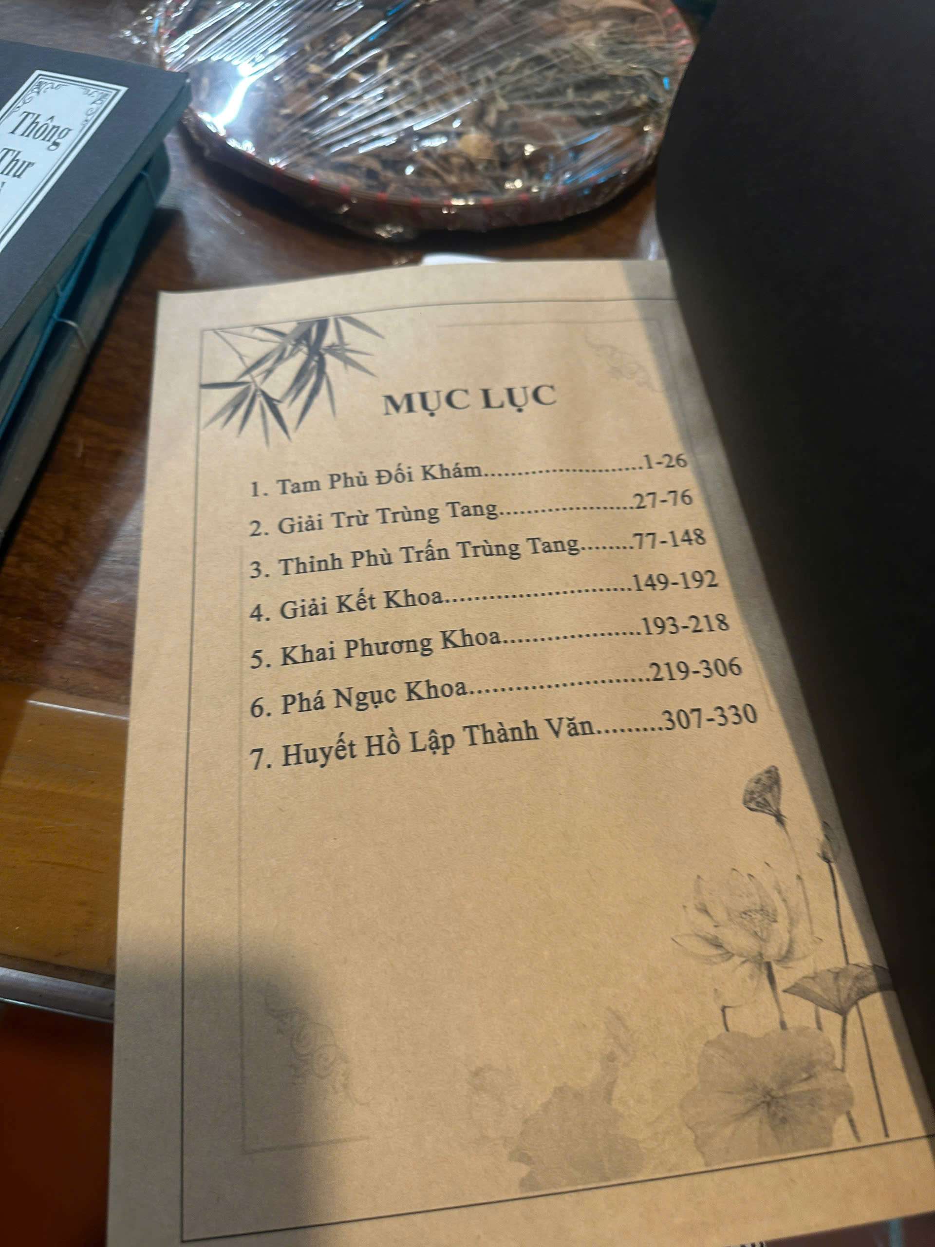 SÁCH CẮT ĐOẠN TRÙNG TANG